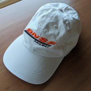 BNSF Railway Beige Baseball Cap with Embroidered Logo